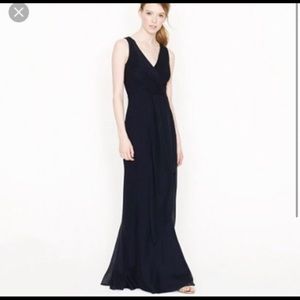 J.Crew Sophia maxi silk dress
